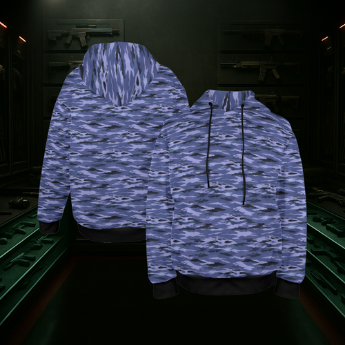 Blue Tiger Hoodie